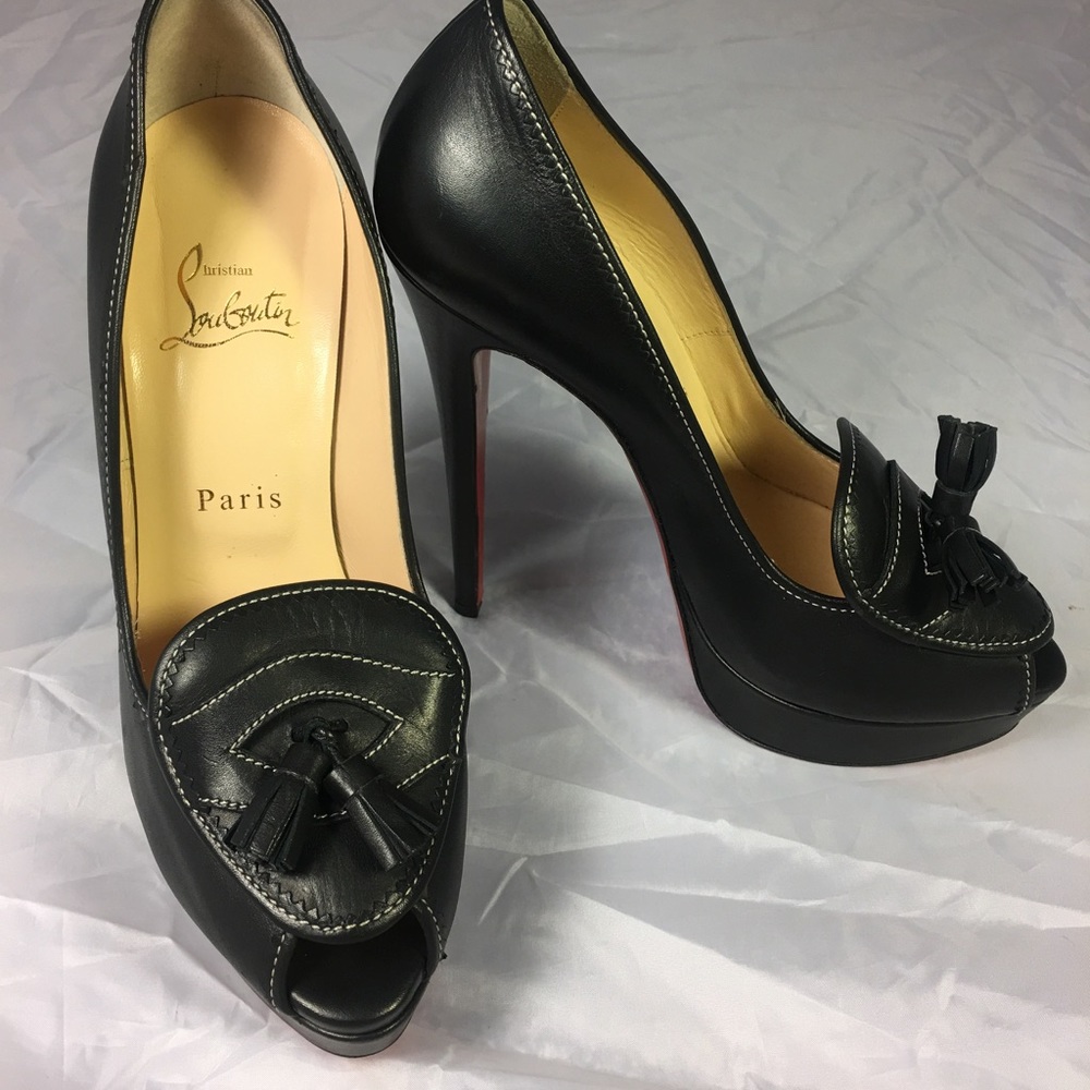 Christian Louboutin NWOB Peniche loafer heels
