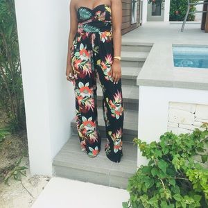 Floral jumpsuit