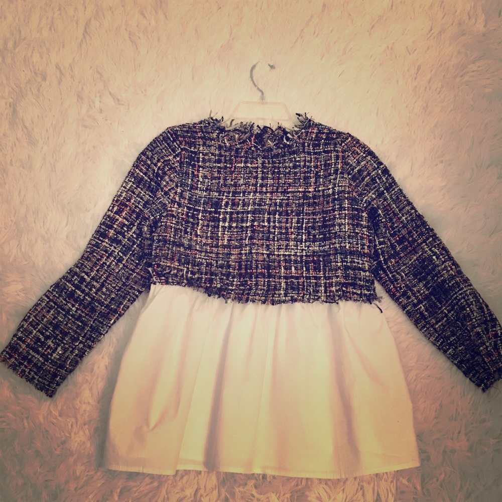 Fun tweed shirt