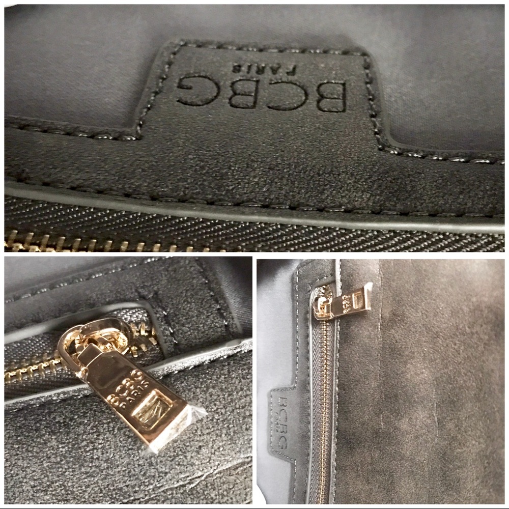 ❌SOLD❌ BCBG PARIS Pewter Carmen Blvd Shoulder Bag - Picture 8 of 8