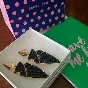 Baublebar Black Druzy Earrings
