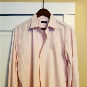 Hugo Boss pink dress shirt 16.5