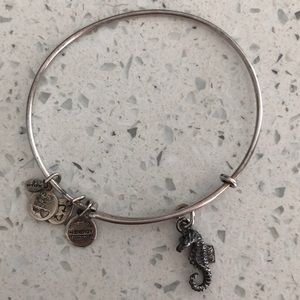 Alex and Ani Seahorse Silver