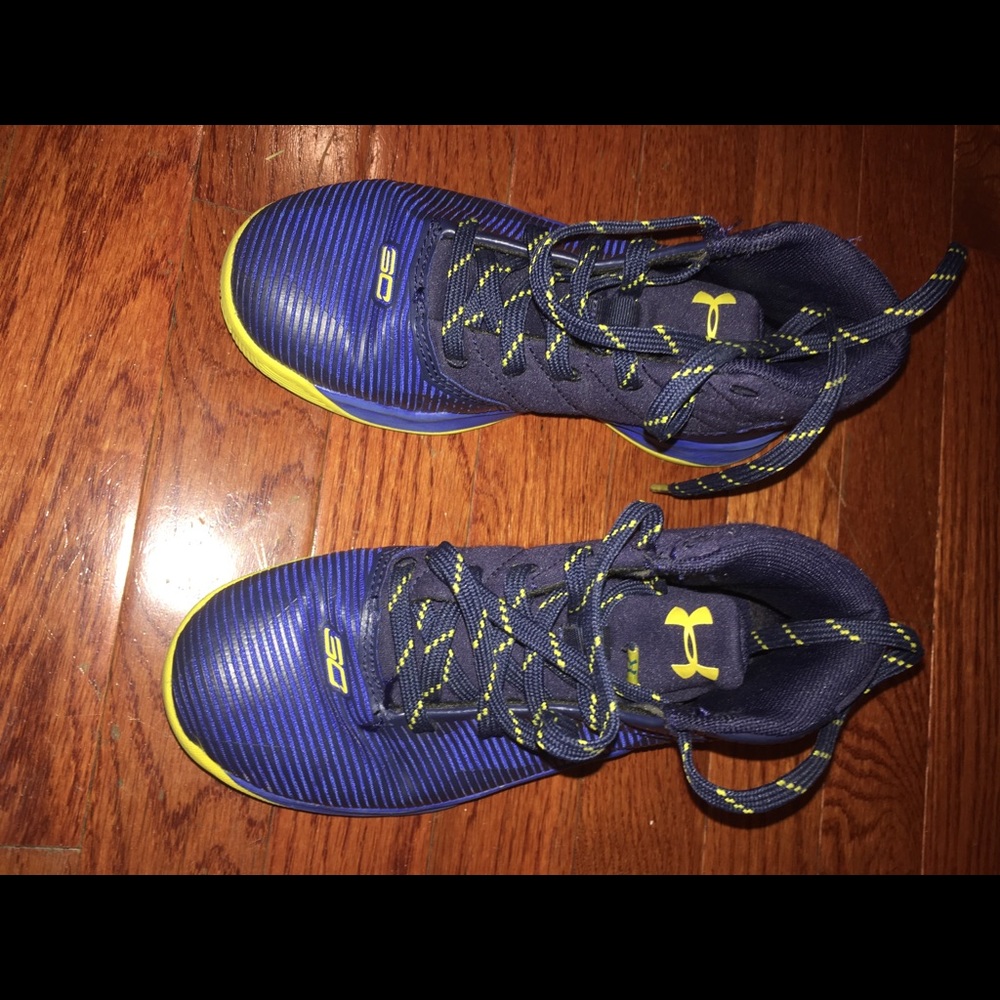 Under Armour Stephen Curry kids shoes.