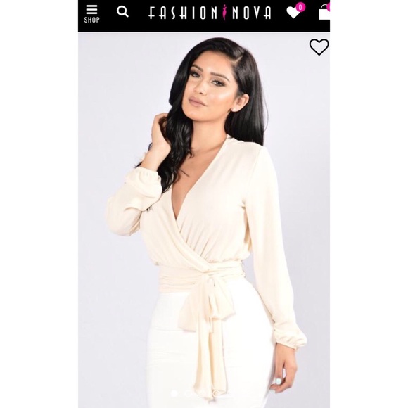 Fashion Nova Tops - Plus size Wrap Top