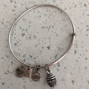 Alex and Ani Silver Cupcake