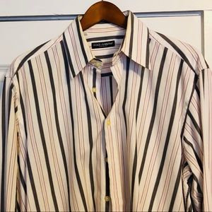 Dolce Gabbana dress shirt 17 neck French cuff.