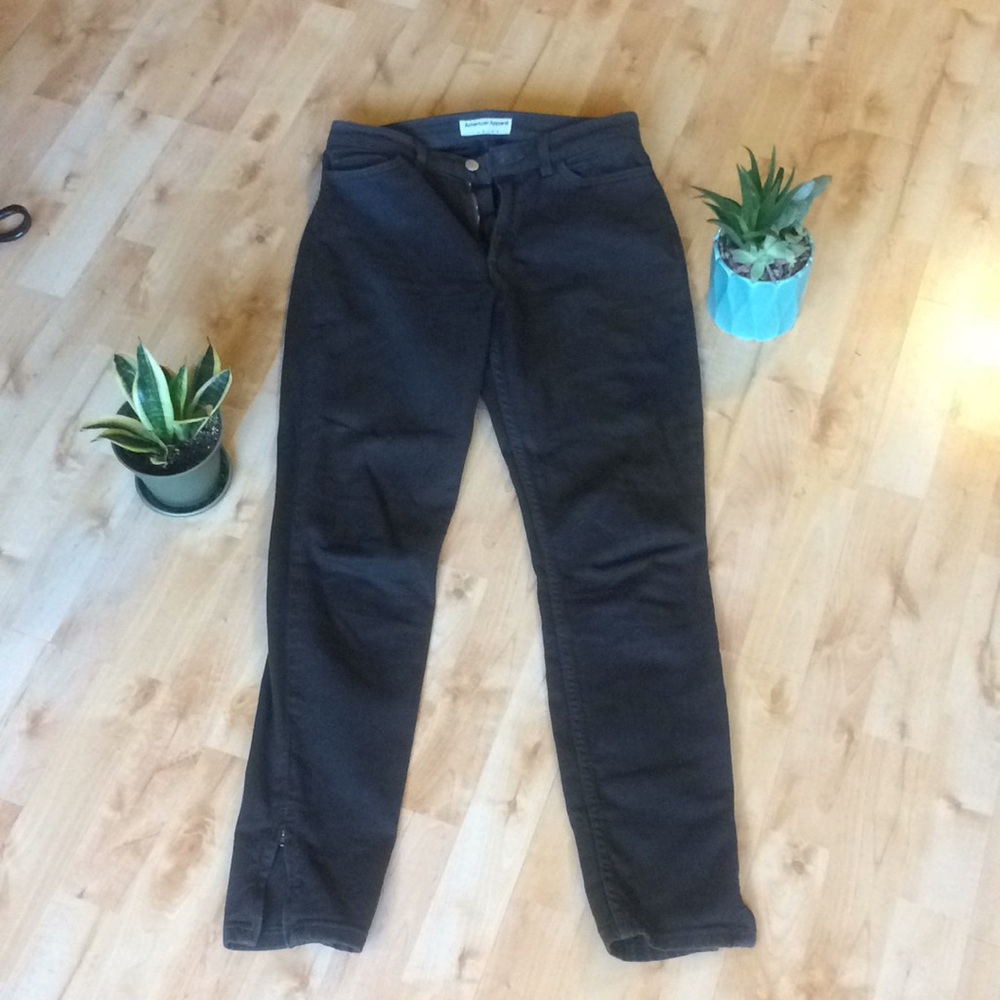 American Apparel high waisted skinnies