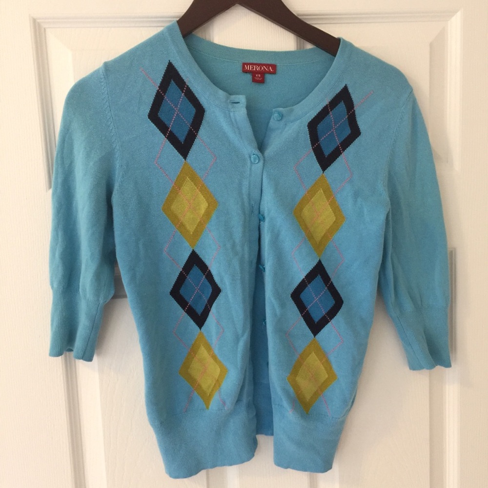 Women’s Argyle Cardigan
