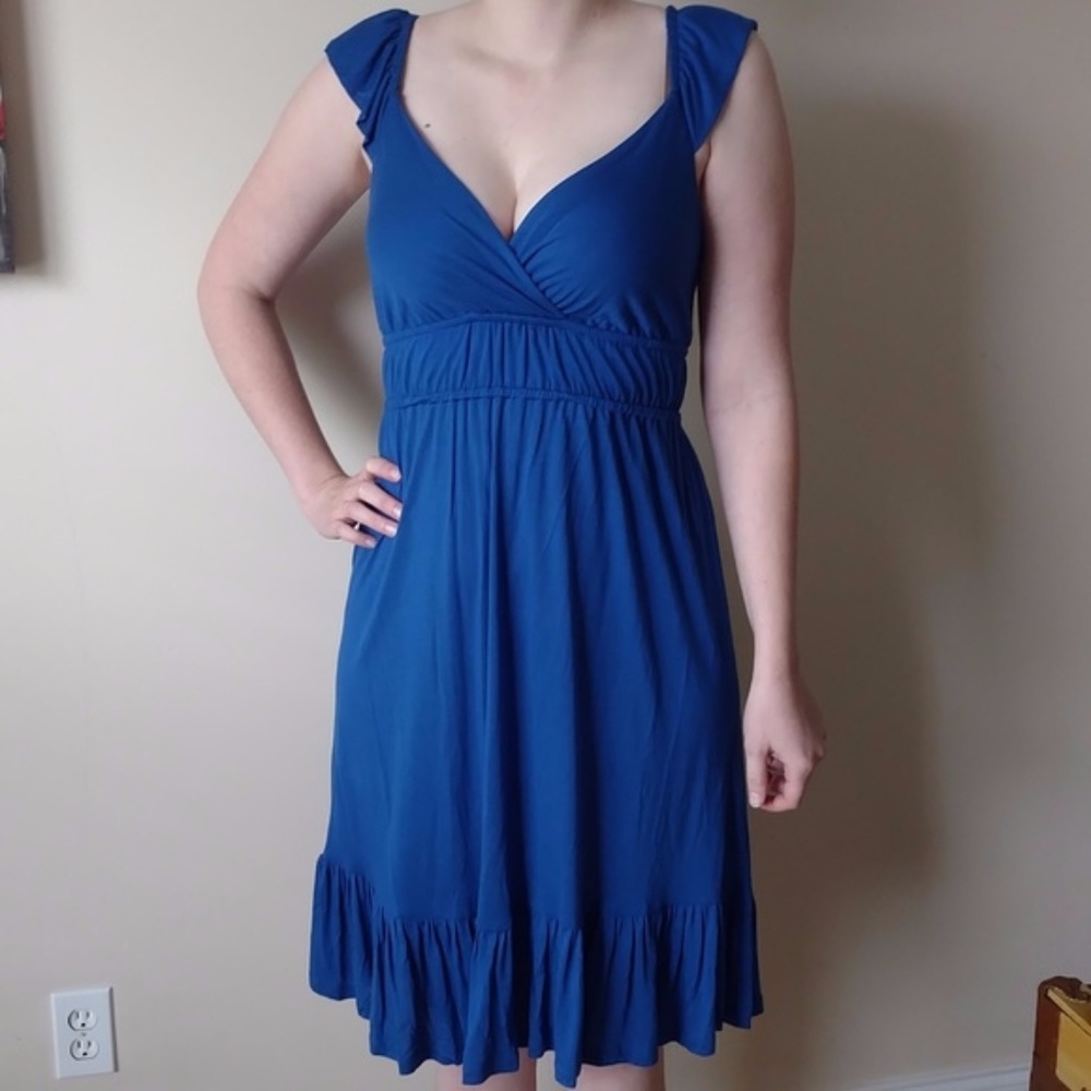 SOFT Allen Schwartz Vibrant Blue Dress