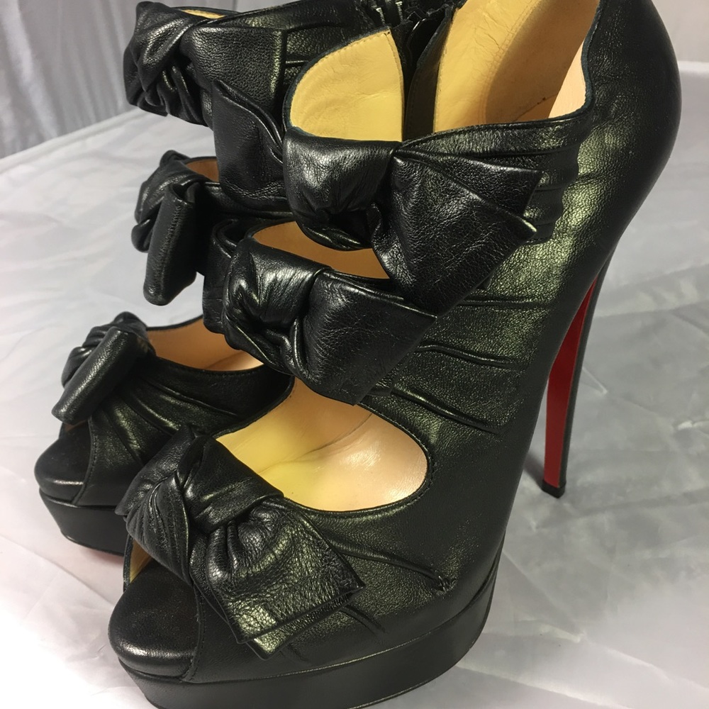 SOLD C Louboutin madame butterfly new booties