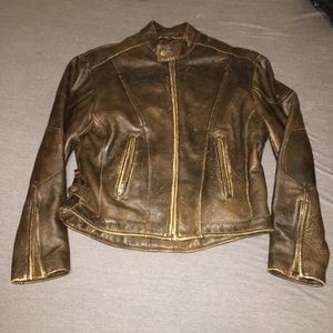 Evel Knievel leather motorcycle jacket
