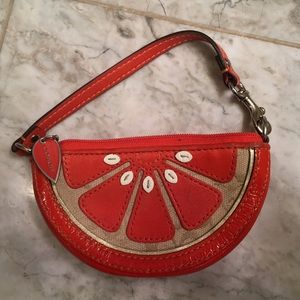 Coach Coincase With Keychain