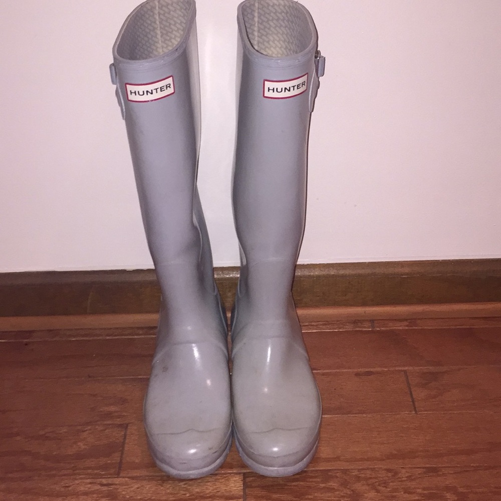 Powder Blue Hunter  Rain Boots