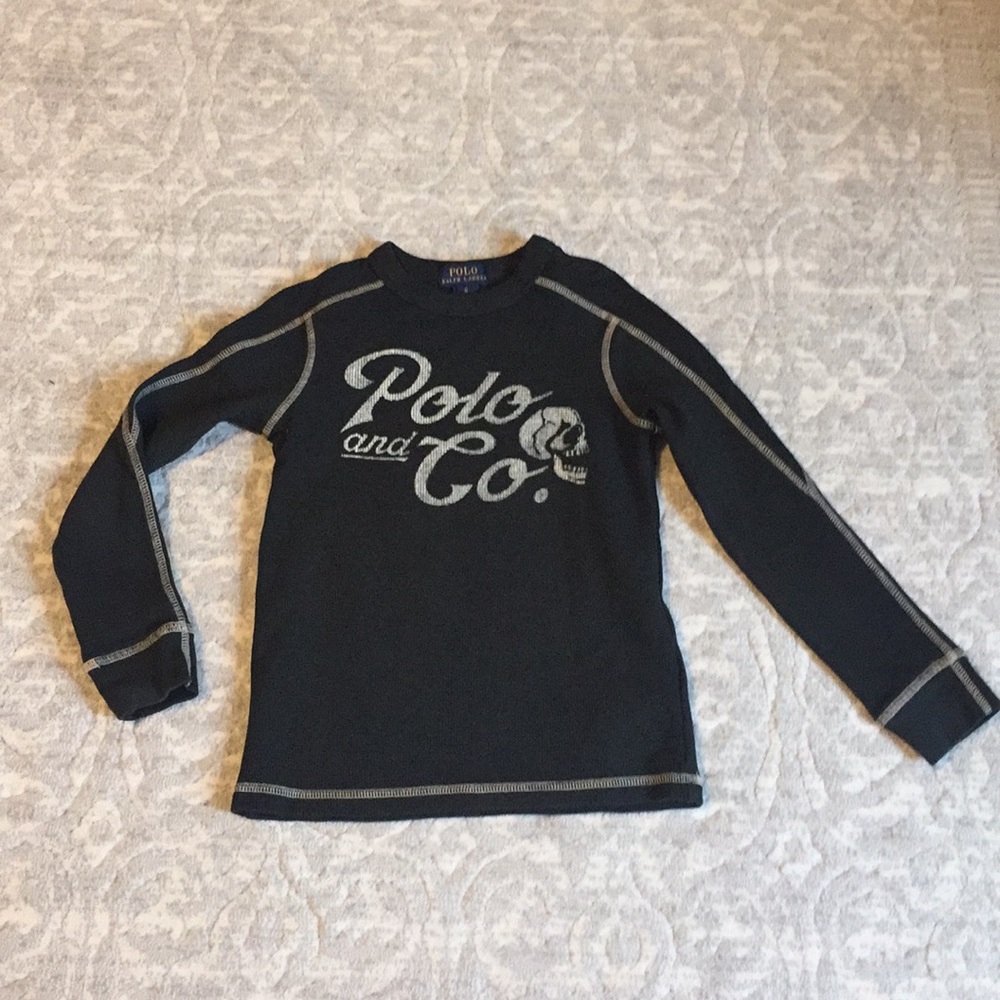 Boys Polo long sleeve tee