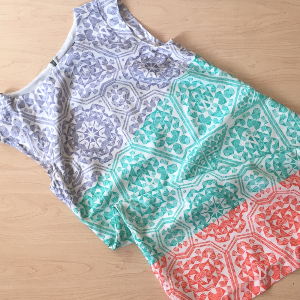 The Limited geometric Shift Dress