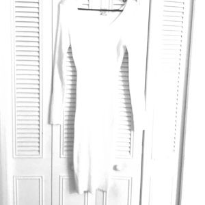 White Long Sleeve Dress