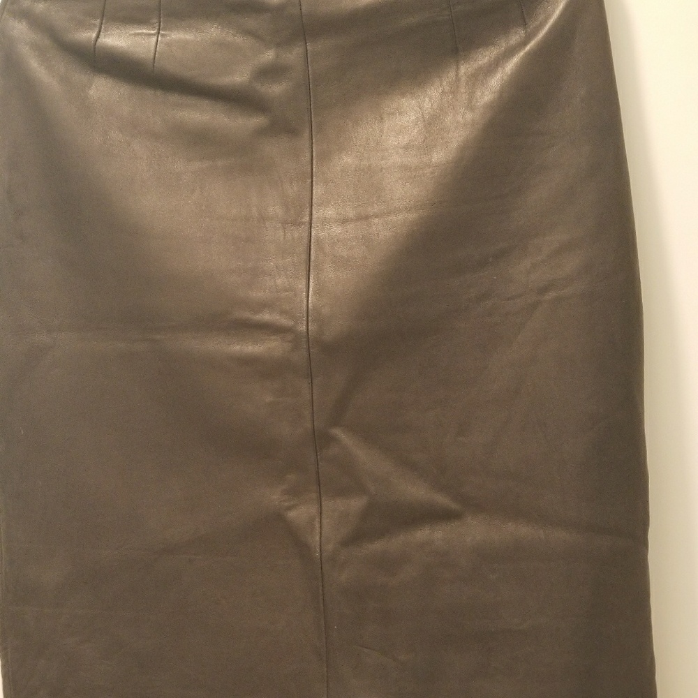 Leather skirt