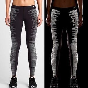nike flash reflective leggings size small