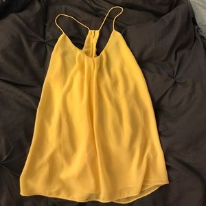 Yellow Naked Zebra Tank