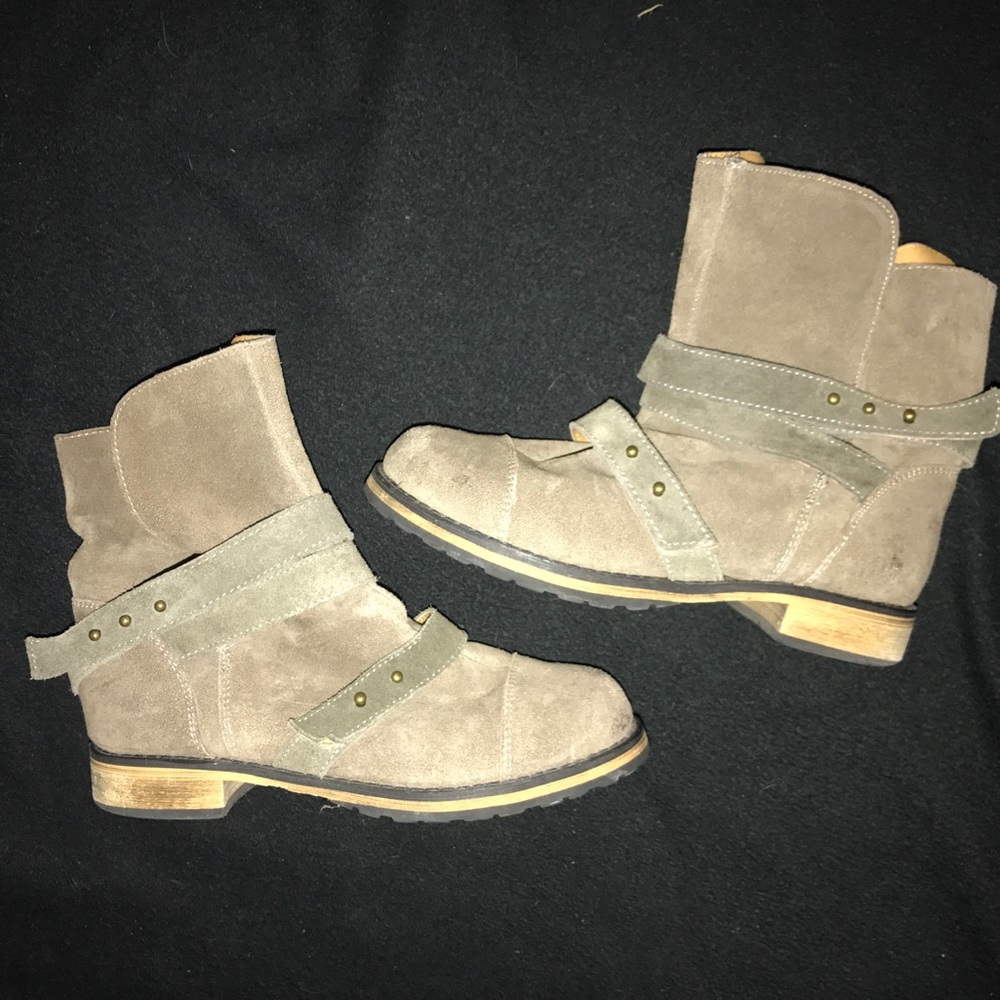 Tan Booties