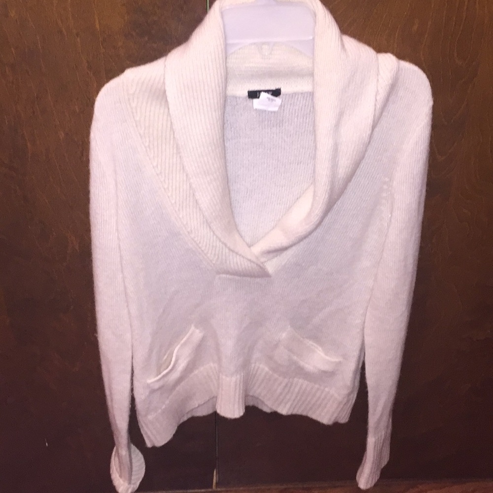 J.Crew creamy white cardigan