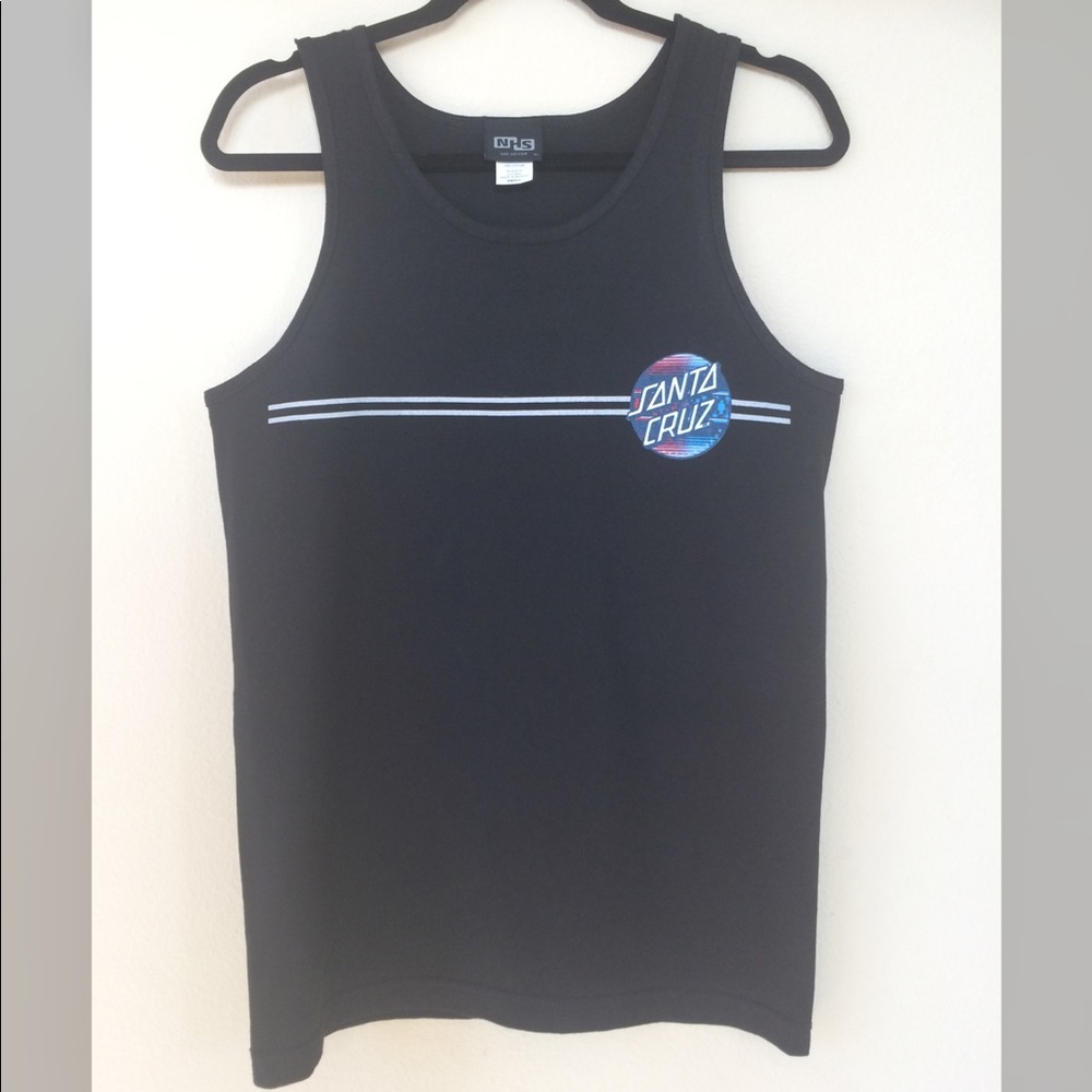 Santa Cruz Men's Tank Sarape Dot - Black