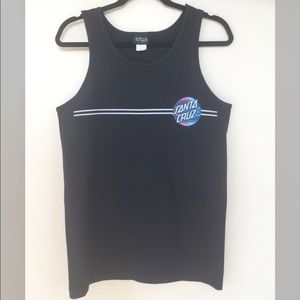 Santa Cruz Men's Tank Sarape Dot - Black