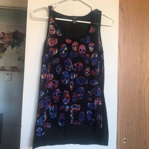 Skull tank top