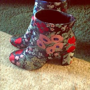 Beautiful floral booties