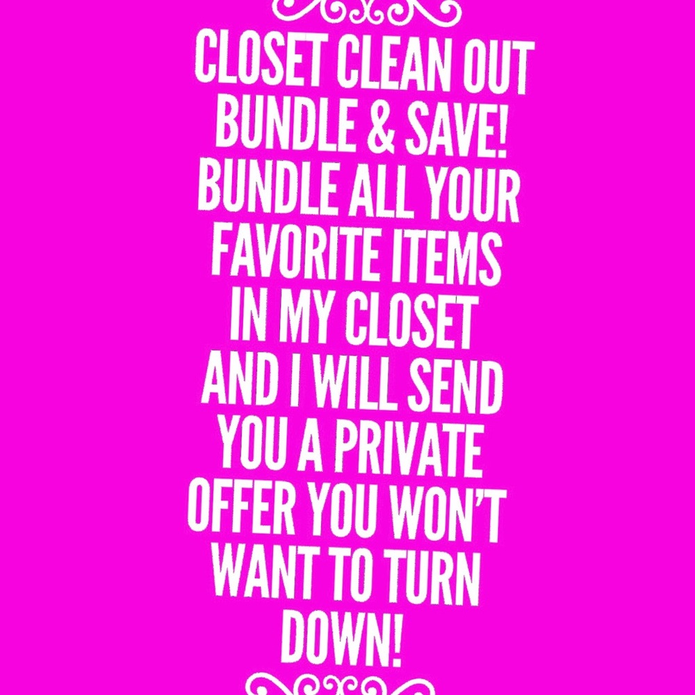 Closet Clean Out~~Bundle & Save big!