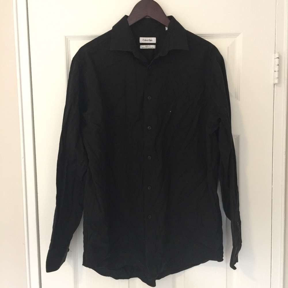 Calvin Klein Black Button Up Shirt