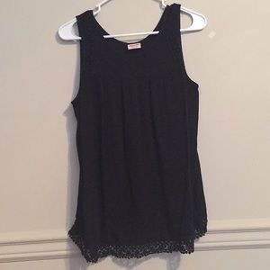 Black Sleeveless Blouse