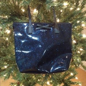 Sparkly blue Kate Spade bag