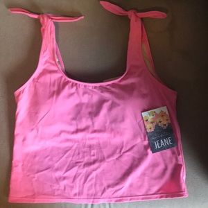Kortni jeane tank tie top