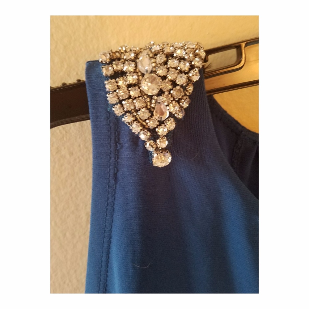 NWOT Blue Dress - Picture 2 of 5