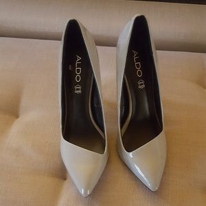 Gray Aldo heels