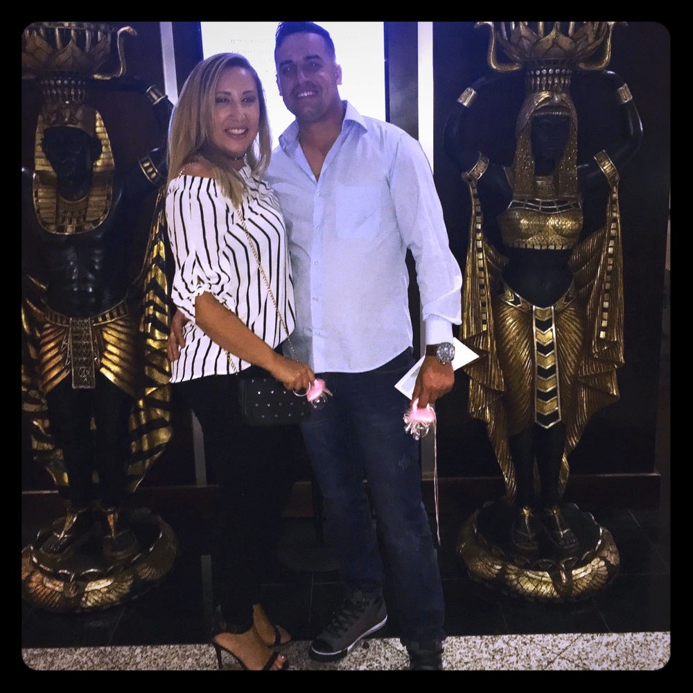 Off the shoulders blouse