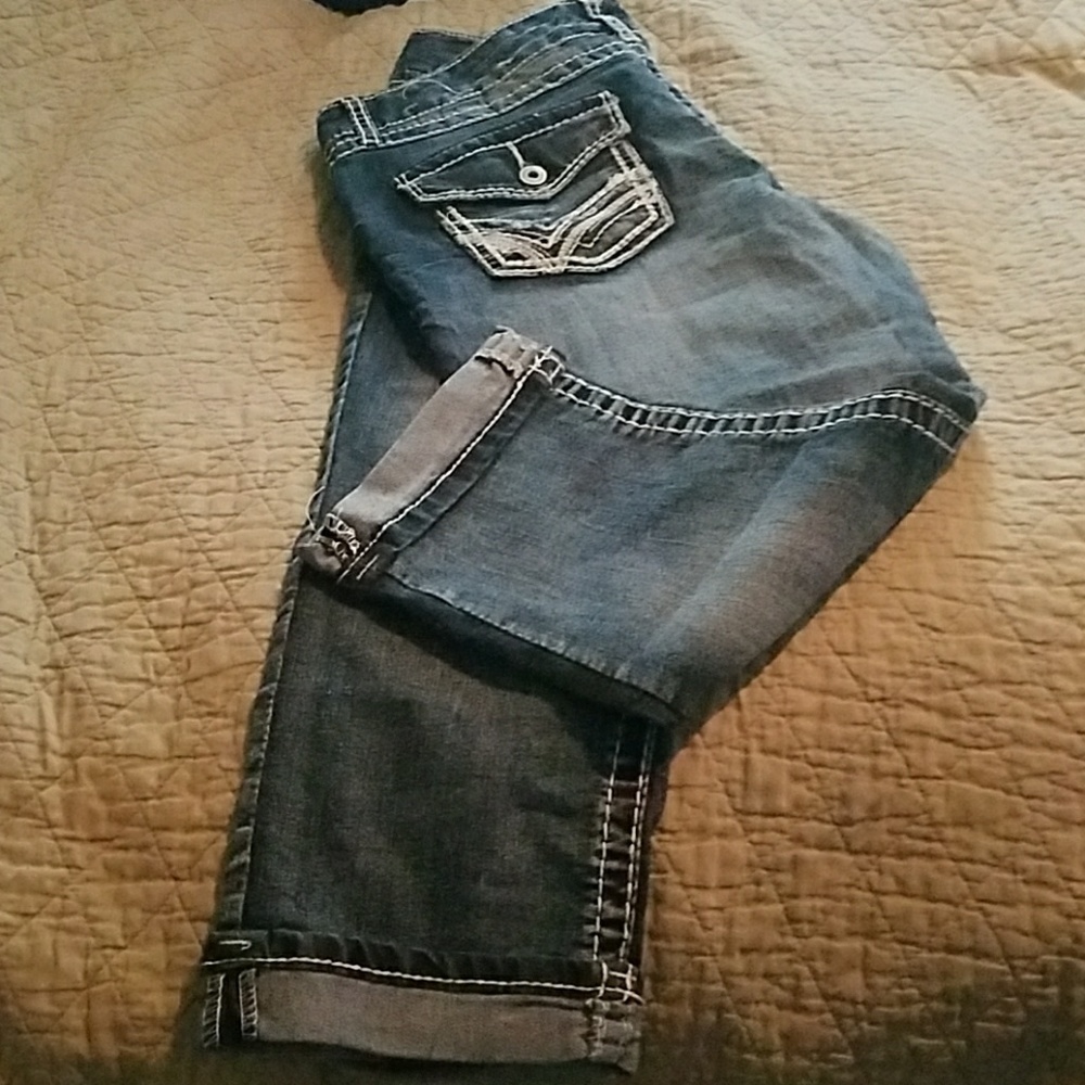 Maurices crop jeans.