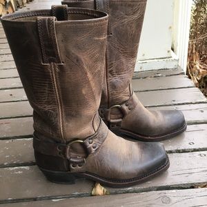 Frye Harness Boots size 8