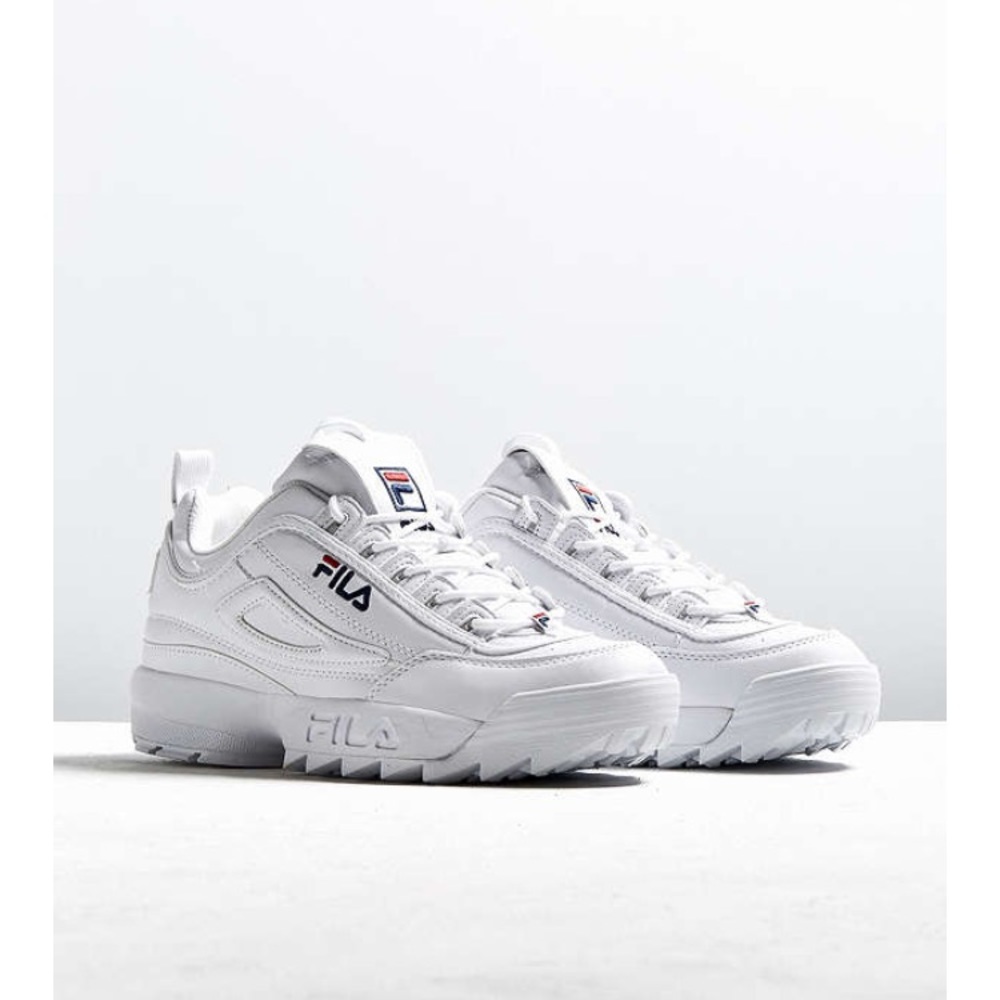 Women’s Fila Disruptor II (two) white sneakers
