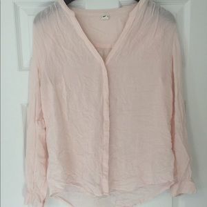 Blush Pink Old Navy Button Up