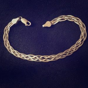 Sterling silver Italian bracelet.