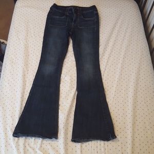 High rise artist jeans
