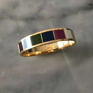 Coach multicolor enamel bracelet