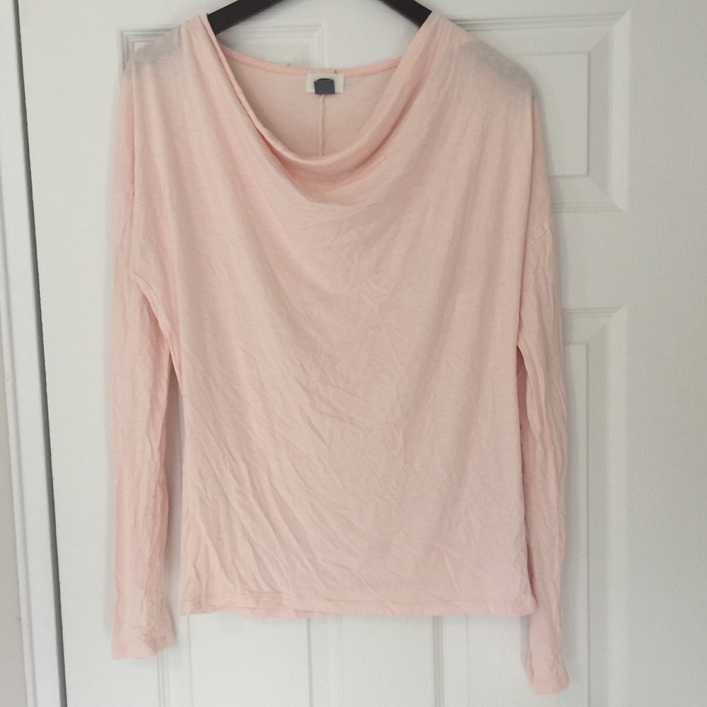 Blush Pink Old Navy Cowl Neck Top