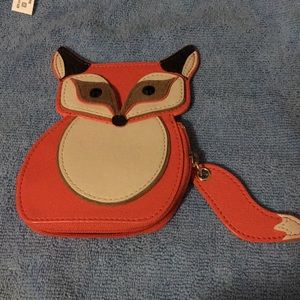 NWOT Kate spade fox coin purse