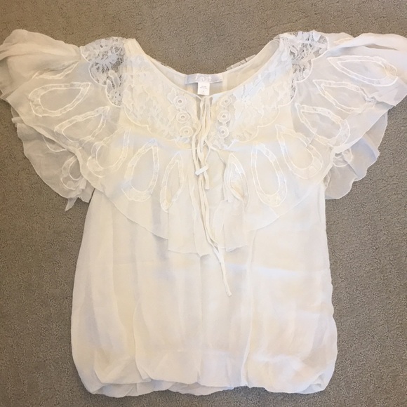 Chiana Delicate Flowy Top Size: S - Picture 1 of 5