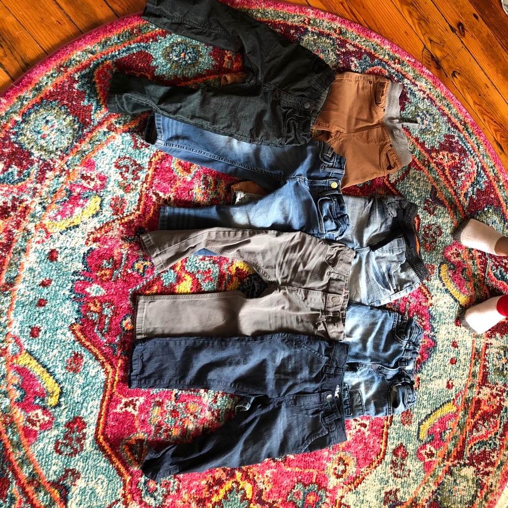 Lot of boys jeans
