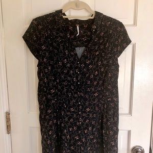 Free People Vintage Printed Romper